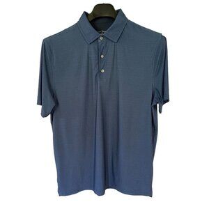 Hickey Freeman Golf Polo‎ Blue Large